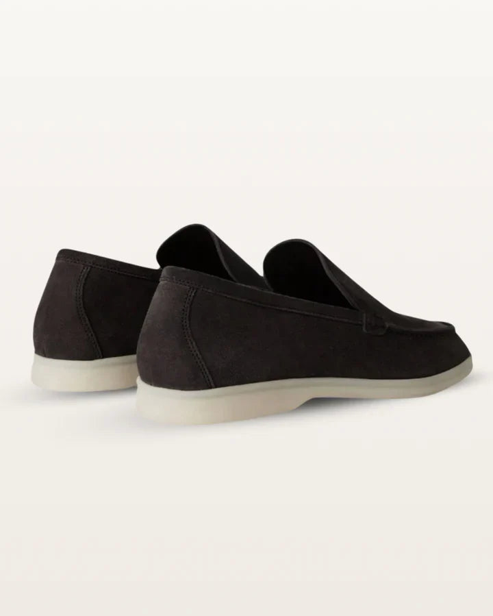 Mr. Old Premium Wildleder Loafer | Schwarz