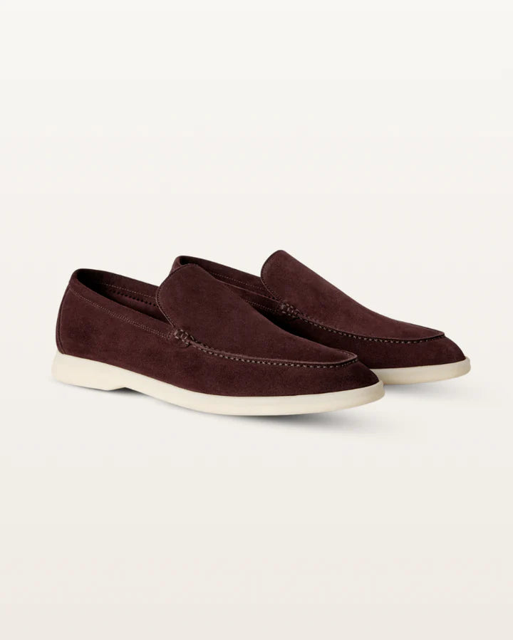 Mr. Old Premium Wildleder-Loafer | Schokolade