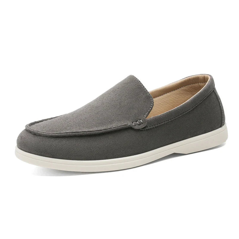 Mr. Old Premium Wildleder Loafer | Grau