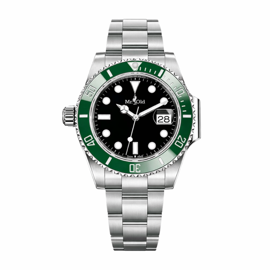 Diver 41 – Into the Depths | Black Dial & Green Bezel