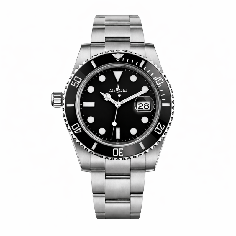 Diver 40 – Black Core | Steel Bracelet & Ceramic Bezel