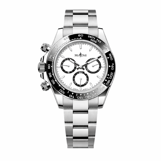 Racing Chronograph 40 – Glacier White | Stainless Steel & Tachymeter Bezel