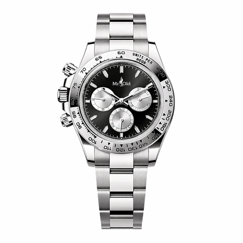 Racing Chronograph 40 – Midnight Black | Silver Case & Tachymeter