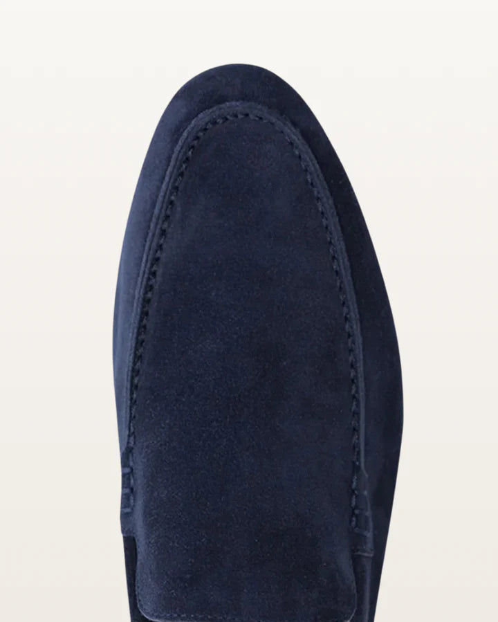 Mr. Old Premium Wildleder-Loafer | Marineblau