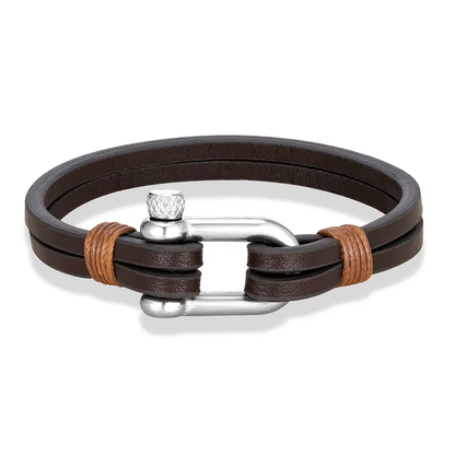 Mr Dunkelbraun - Leder