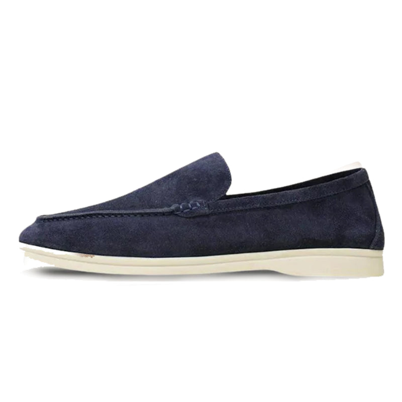 Mr. Old Premium Wildleder-Loafer | Marineblau